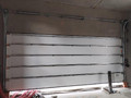 подъемные ворота из сэндвич панелей L-гофр с автоматикой